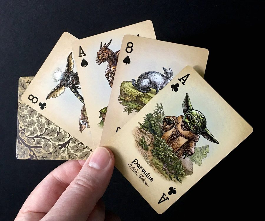 Unnatural History Playing Cards Playing Cards by ChetArt