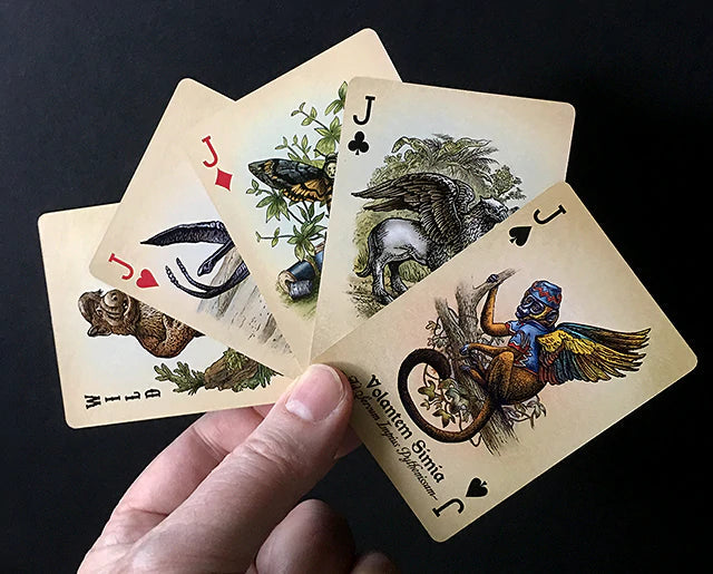 Unnatural History Playing Cards Playing Cards by ChetArt