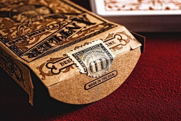 Antler: Tobacco Brown Playing Cards by Art of Play