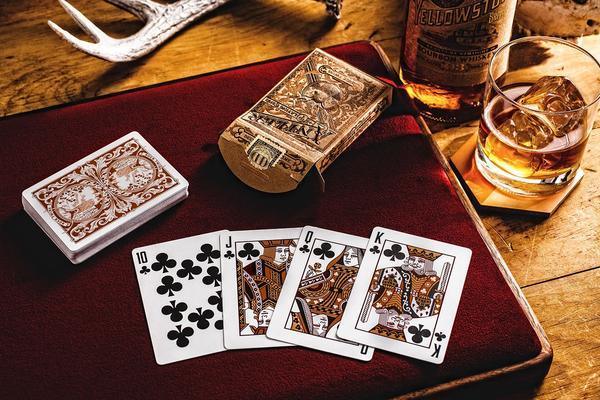 Antler: Tobacco Brown Playing Cards by Art of Play