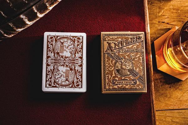 Antler: Tobacco Brown Playing Cards by Art of Play