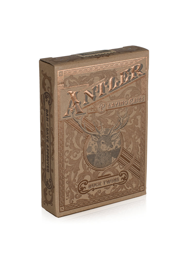 Antler: Tobacco Brown Playing Cards by Art of Play