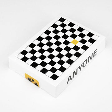 Anyone Worldwide Black/Yellow Checkerboard Playing Cards by Anyone Worldwide