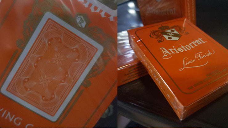 Aristocrat: Orange Edition Playing Cards by US Playing Card Co.