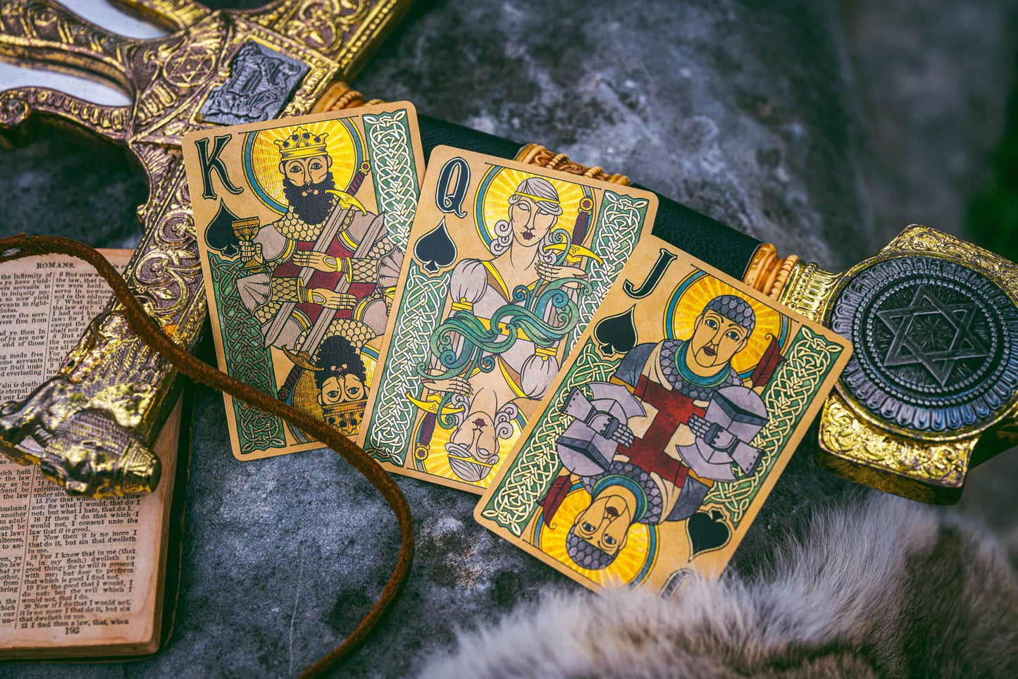 Arthurian Playing Cards - Holy Grail Edition by Kings Wild Project Playing Cards by Kings Wild Project
