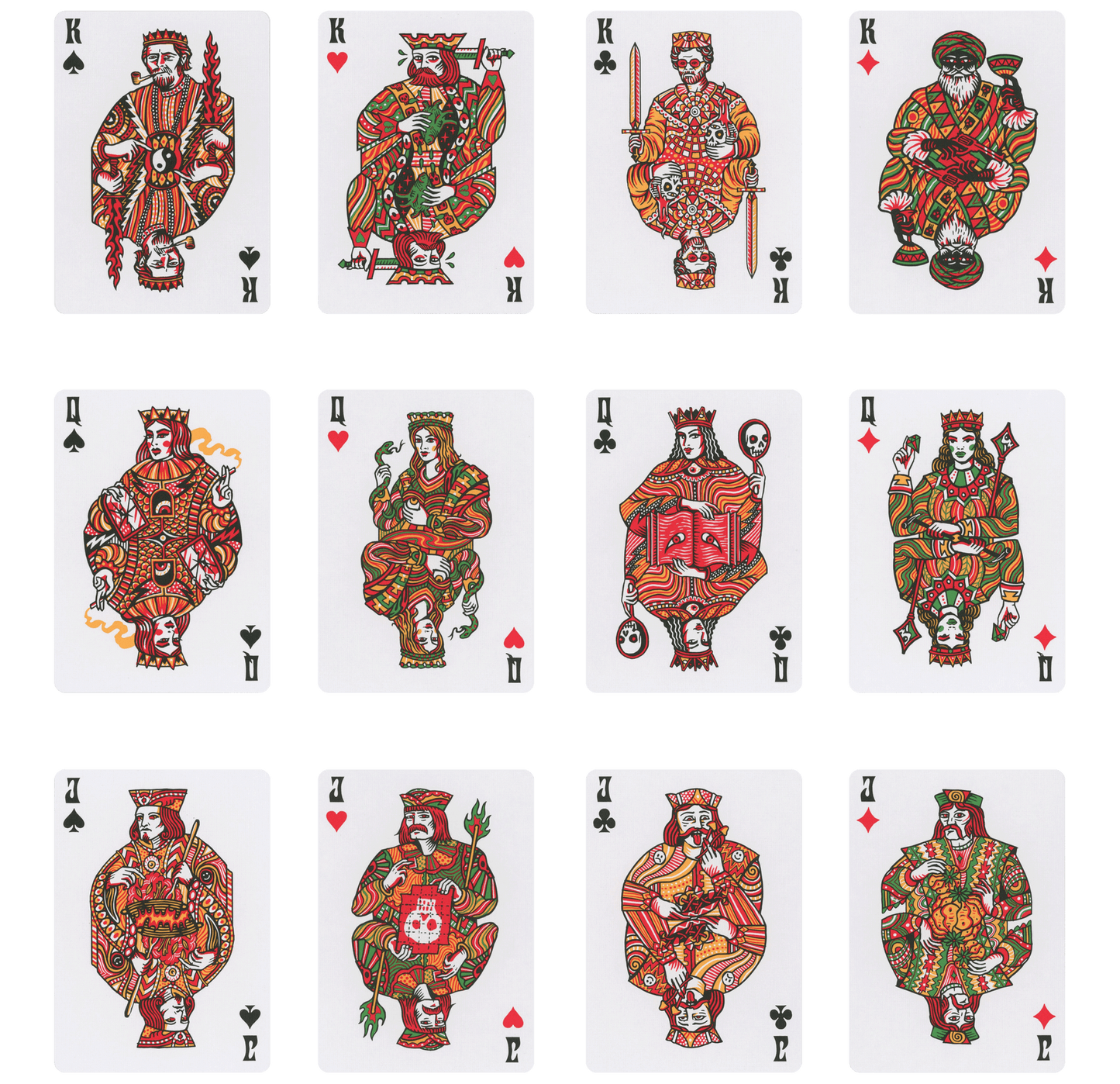 Psychonauts Playing Cards - Red Playing Cards by Art of Play