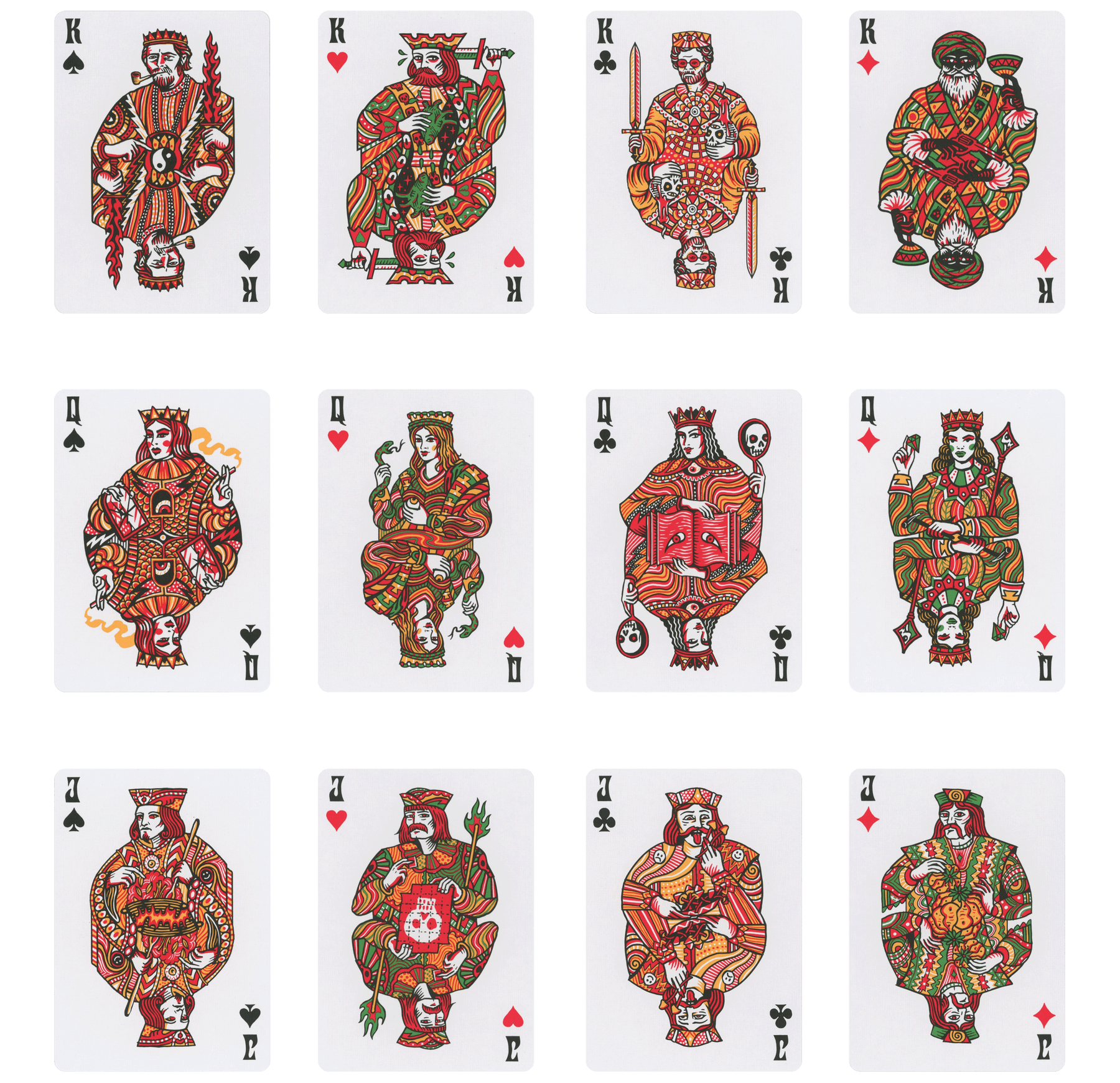 Psychonauts Playing Cards - Red Playing Cards by Art of Play