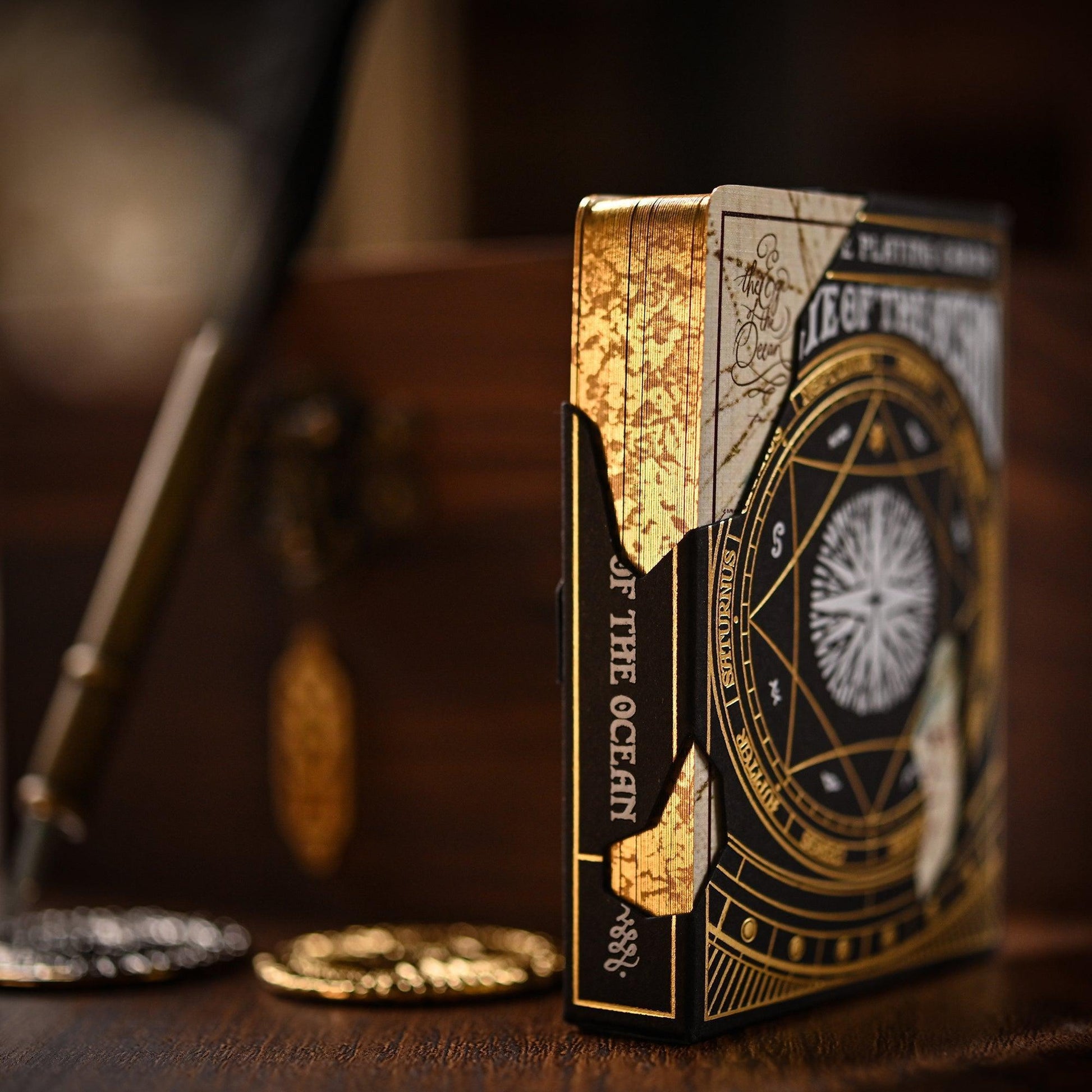 Gilded Eye of the Ocean Astra Polaris Playing Cards Playing Cards by Stockholm 17