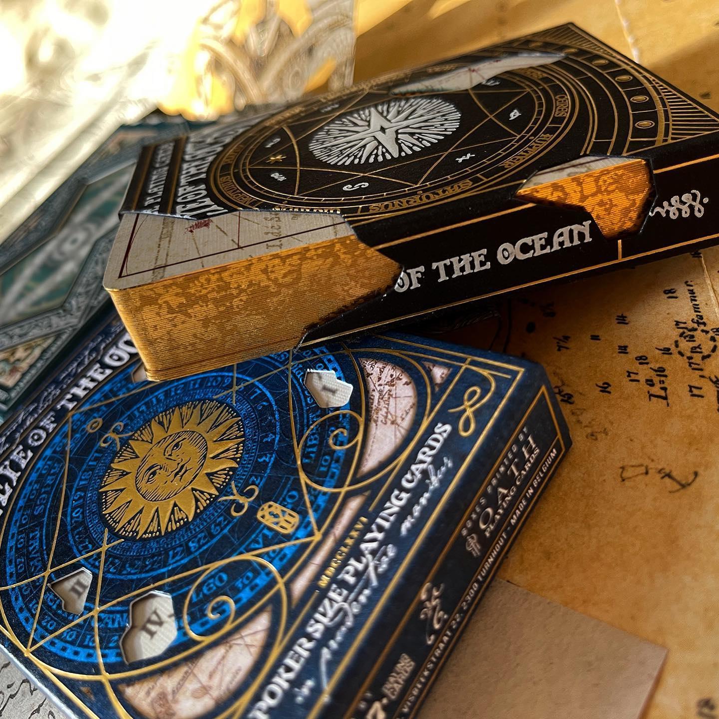 Gilded Eye of the Ocean Astra Polaris Playing Cards Playing Cards by Stockholm 17