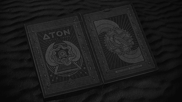 Aton Playing Cards - Ebony Edition Playing Cards by US Playing Card Co.
