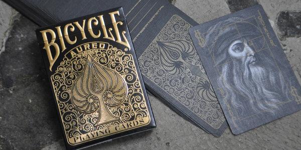 Bicycle Playing Cards - Aureo Black Playing Cards by Bicycle Playing Cards