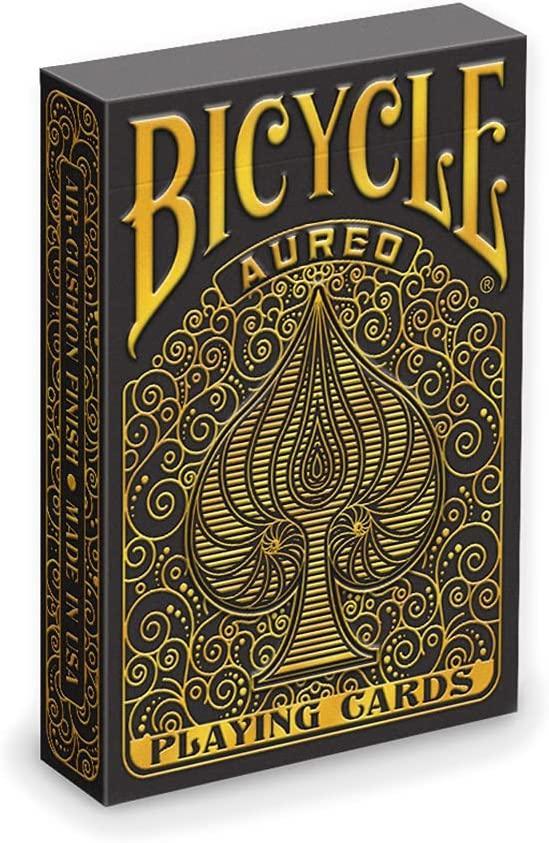 Bicycle Playing Cards - Aureo Black Playing Cards by Bicycle Playing Cards