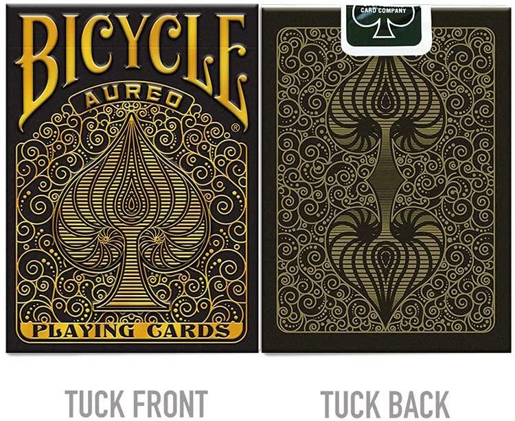 Bicycle Playing Cards - Aureo Black Playing Cards by Bicycle Playing Cards