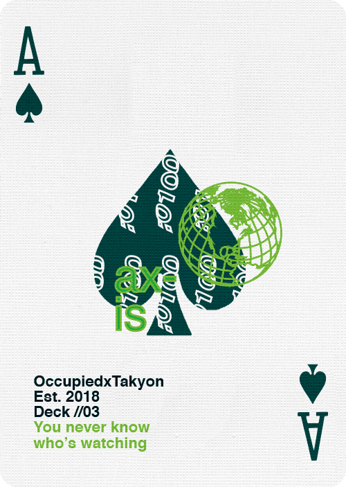 Axis Playing Cards by Riffle Shuffle Playing Card Company