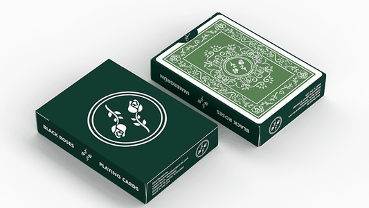 Black Roses Immergrün Playing Cards Playing Cards by Black Roses Playing Cards