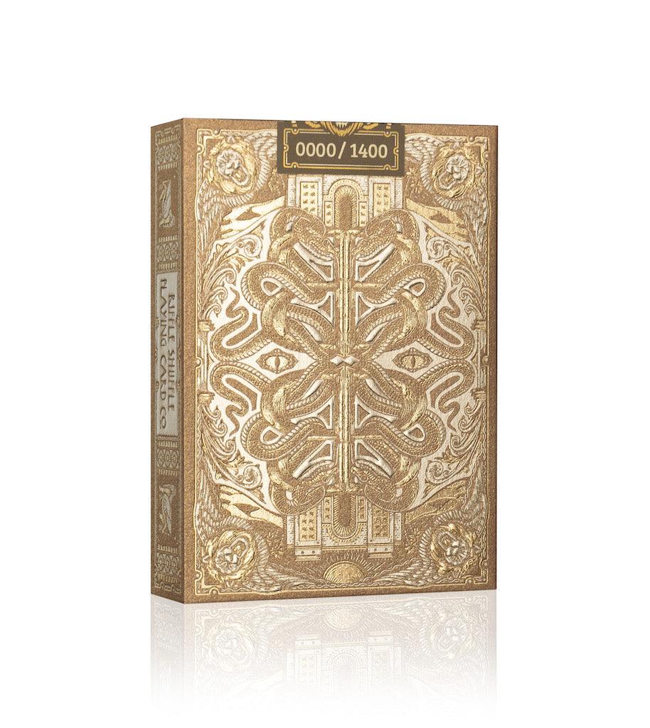 Babylon Playing Cards Golden Wonders Foiled Edition Playing Cards by Riffle Shuffle Playing Card Company