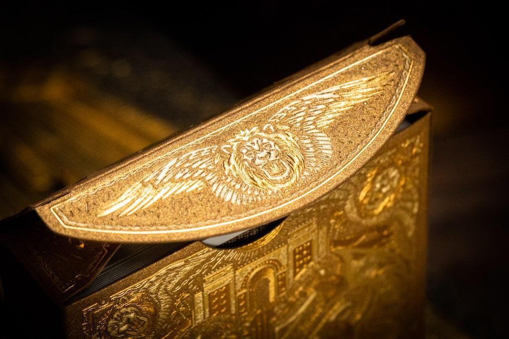 Babylon Playing Cards Golden Wonders Foiled Edition Playing Cards by Riffle Shuffle Playing Card Company