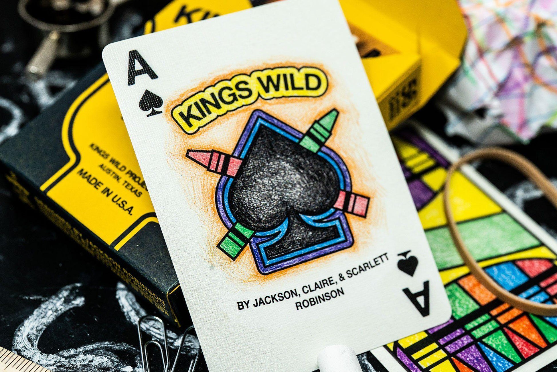 Back To School Playing Cards by Kings Wild Project