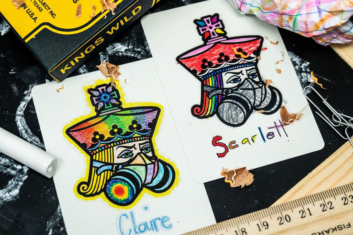 Back To School Playing Cards by Kings Wild Project