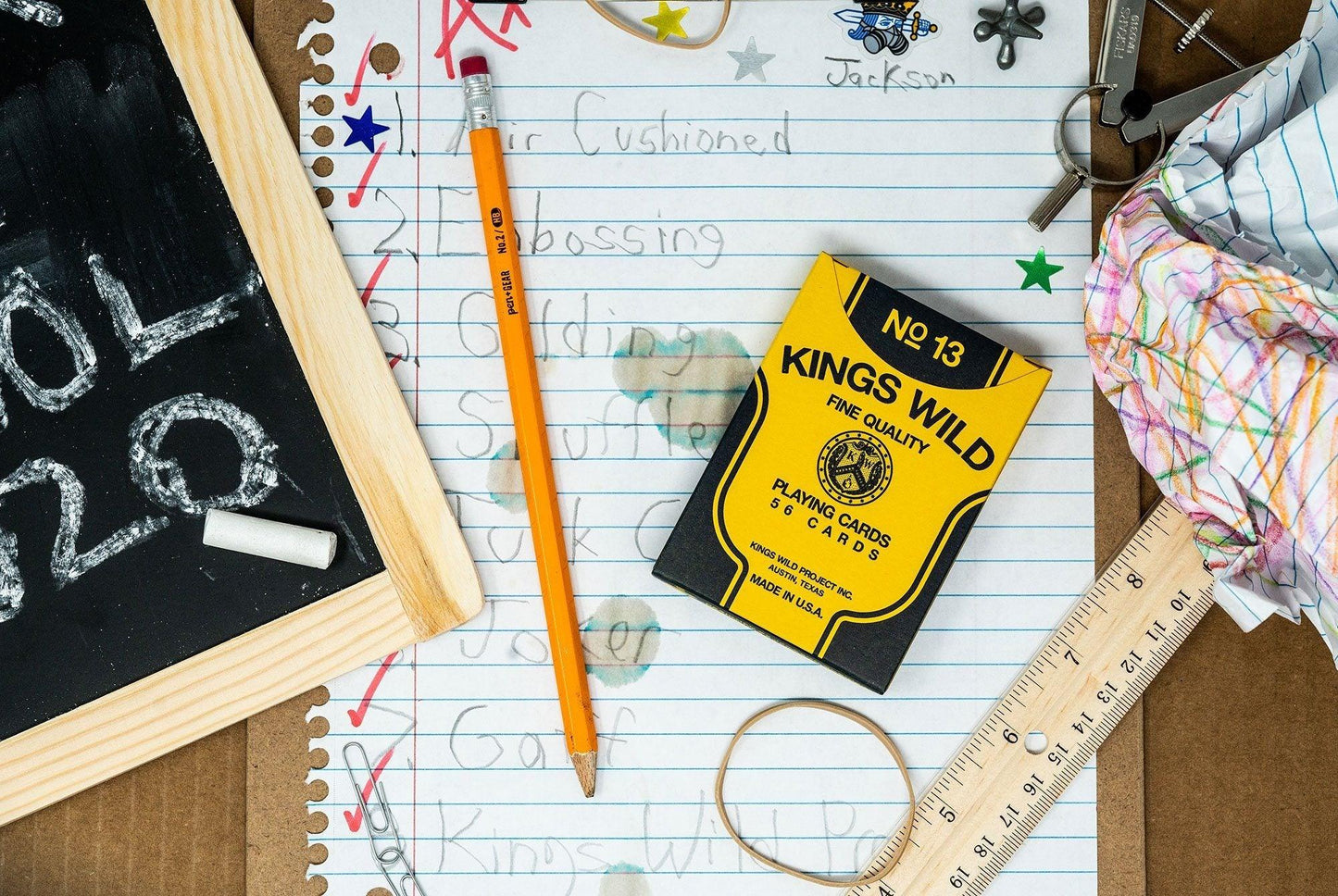 Back To School Playing Cards by Kings Wild Project