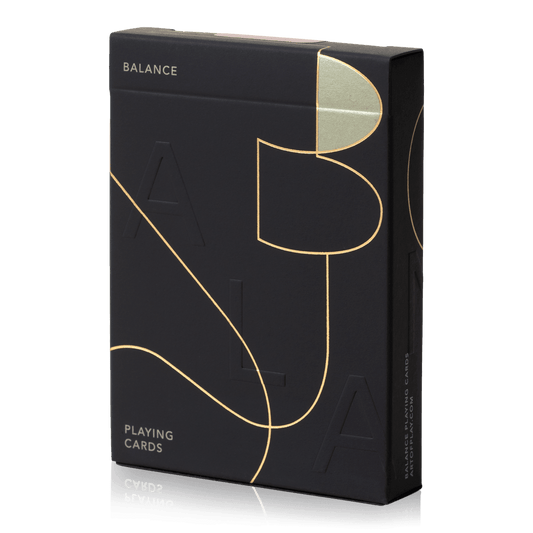 Balance Playing Cards - Black Playing Cards by Art of Play