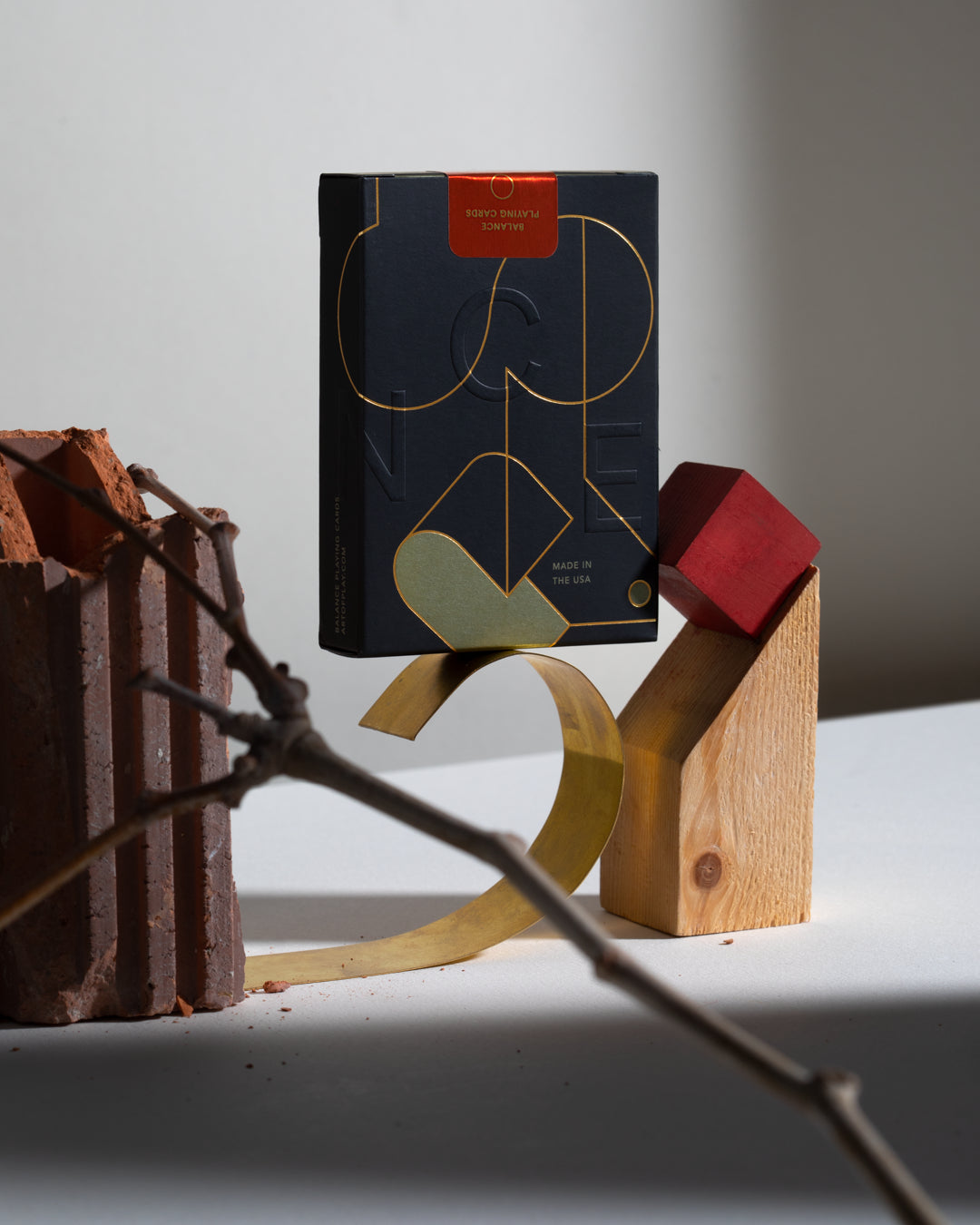 Balance Playing Cards - Black Playing Cards by Art of Play