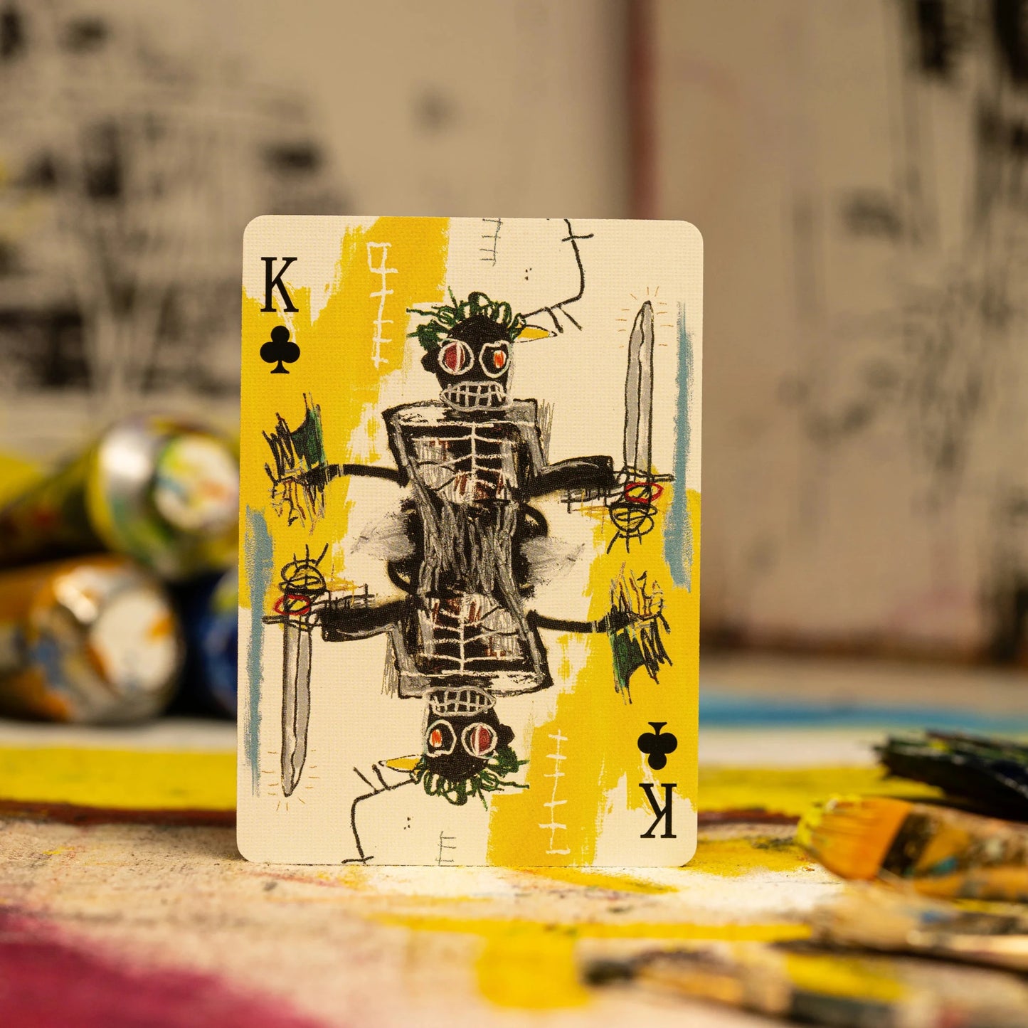 Basquiat Playing Cards Playing Cards by Theory11