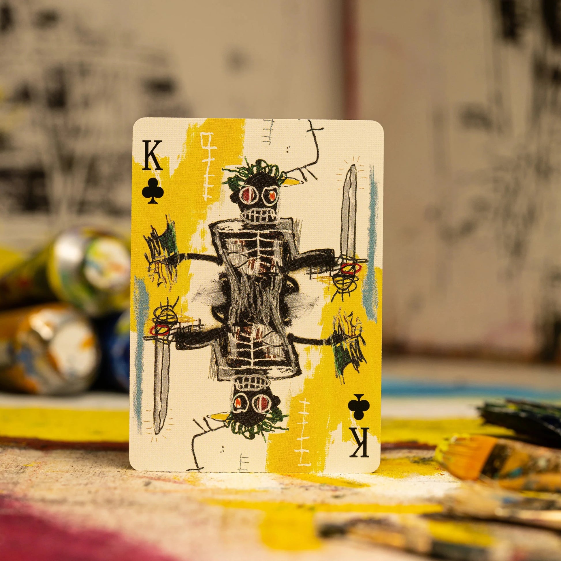 Basquiat Playing Cards Playing Cards by Theory11