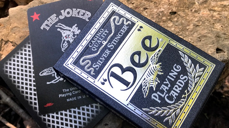Bee Silver Stinger Playing Cards by US Playing Card Co.
