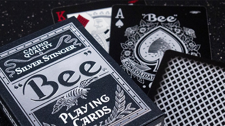 Bee Silver Stinger Playing Cards by US Playing Card Co.