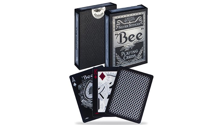 Bee Silver Stinger Playing Cards by US Playing Card Co.