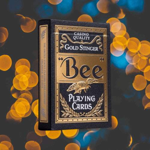 Bee Gold Stinger Playing Cards by USPCC – Rare Playing Cards