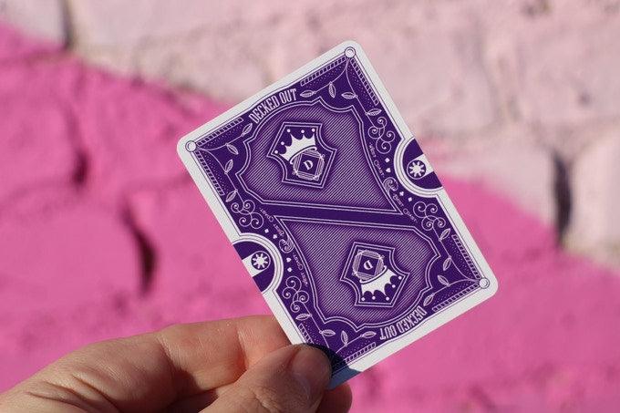 Benchmark Playing Cards - Purple Playing Cards by US Playing Card Co.