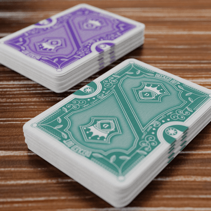 Benchmark Playing Cards - Teal Playing Cards by US Playing Card Co.