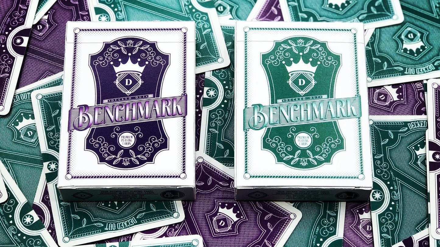 Benchmark Playing Cards - Teal Playing Cards by US Playing Card Co.