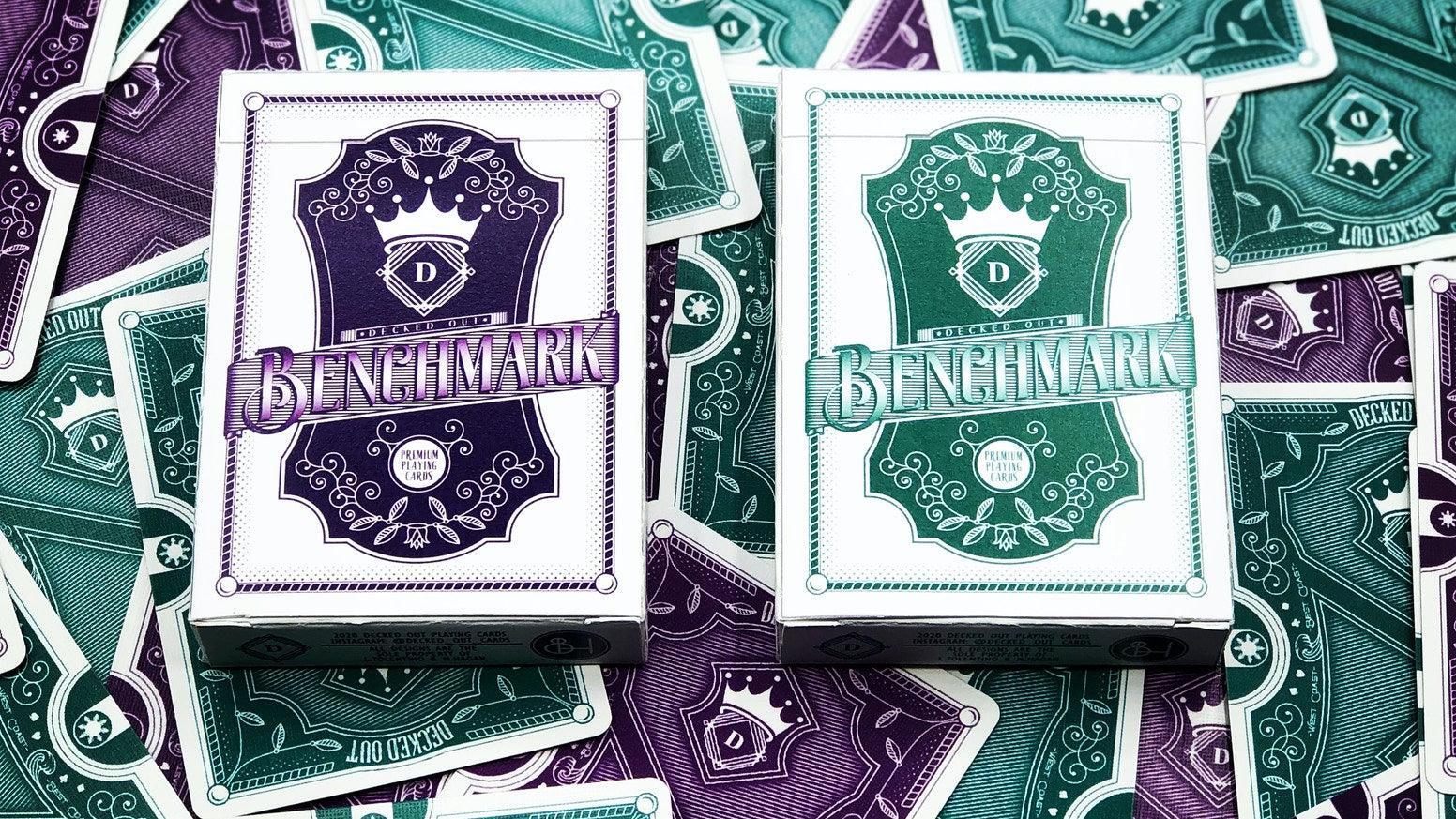 Benchmark Playing Cards - Teal Playing Cards by US Playing Card Co.