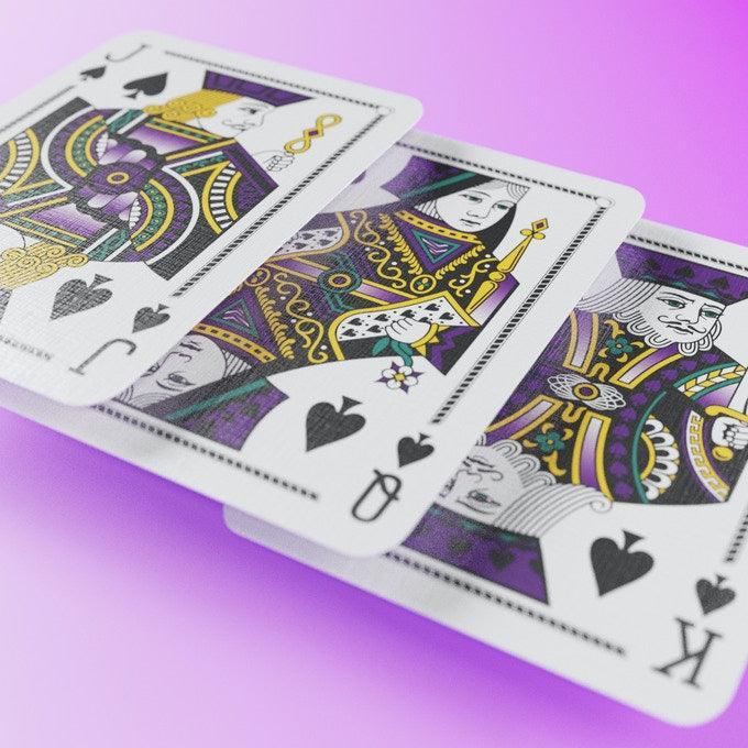 Benchmark Playing Cards - Purple Playing Cards by US Playing Card Co.