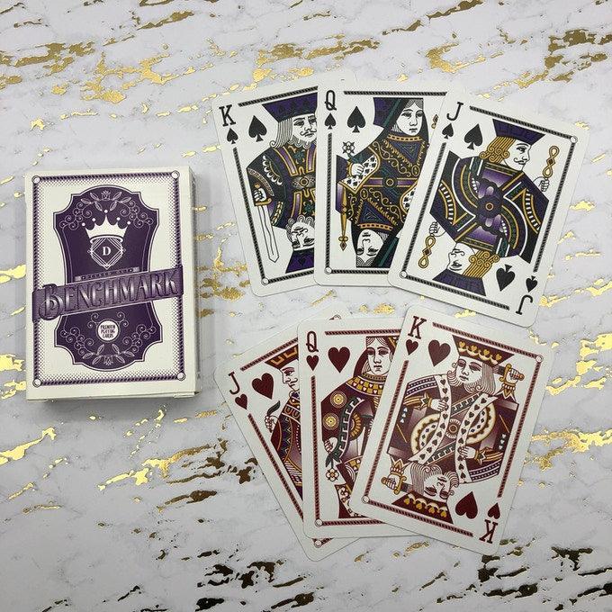 Benchmark Playing Cards - Purple Playing Cards by US Playing Card Co.