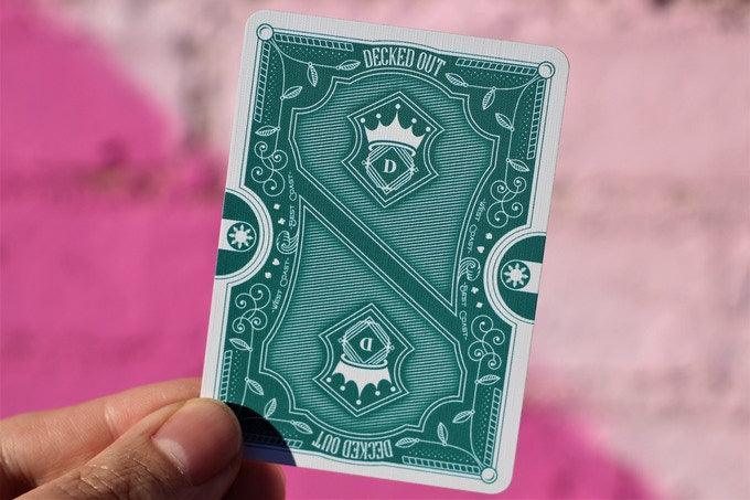 Benchmark Playing Cards - Teal Playing Cards by US Playing Card Co.
