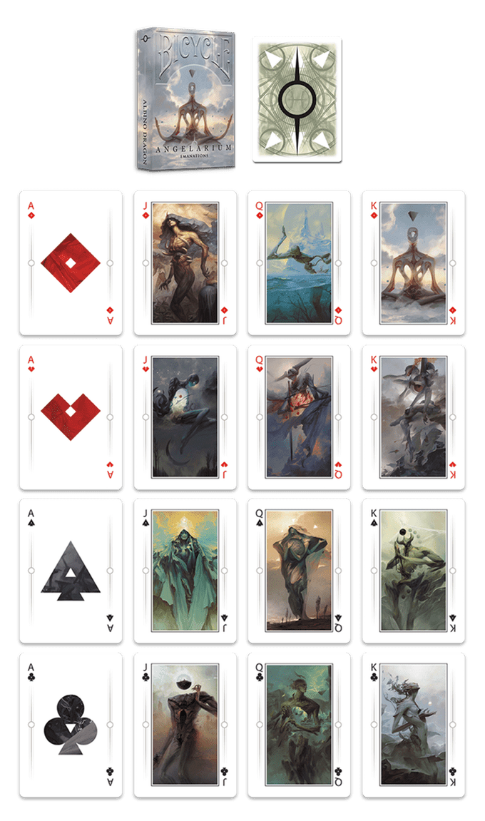 Bicycle Angelarium Emanations Playing Cards by US Playing Card Co.