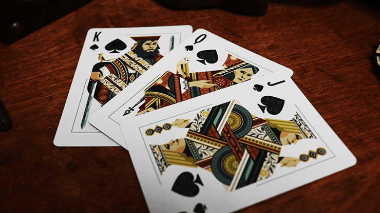 Bicycle Playing Cards - Aviary Orange Playing Cards by Bicycle Playing Cards