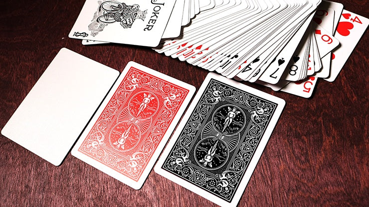 Bicycle Black Rider Back Playing Cards by US Playing Card Co.