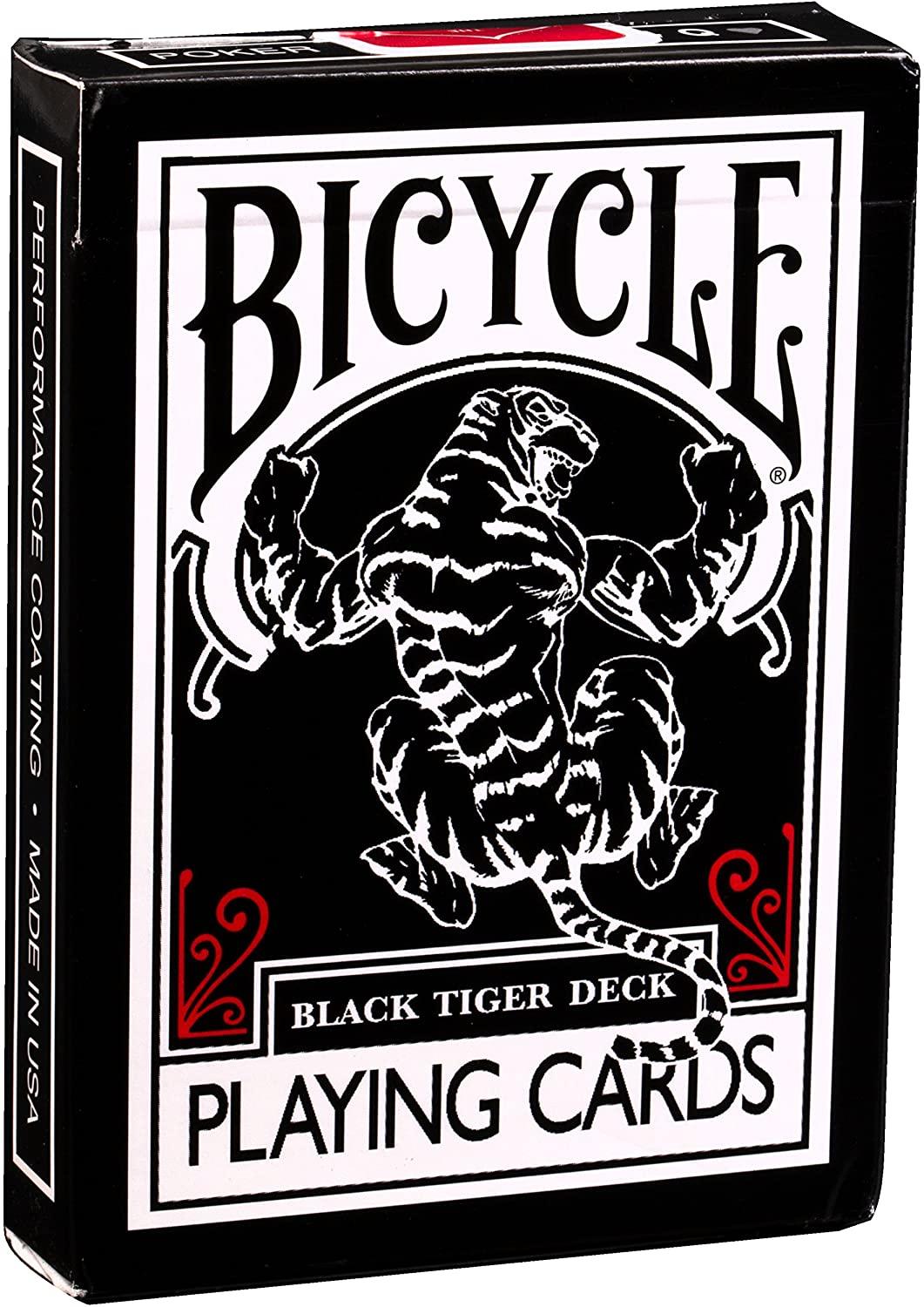 Bicycle Black Tiger Playing Cards Playing Cards by Ellusionist