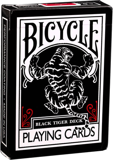 Bicycle Black Tiger Playing Cards* Playing Cards by Ellusionist