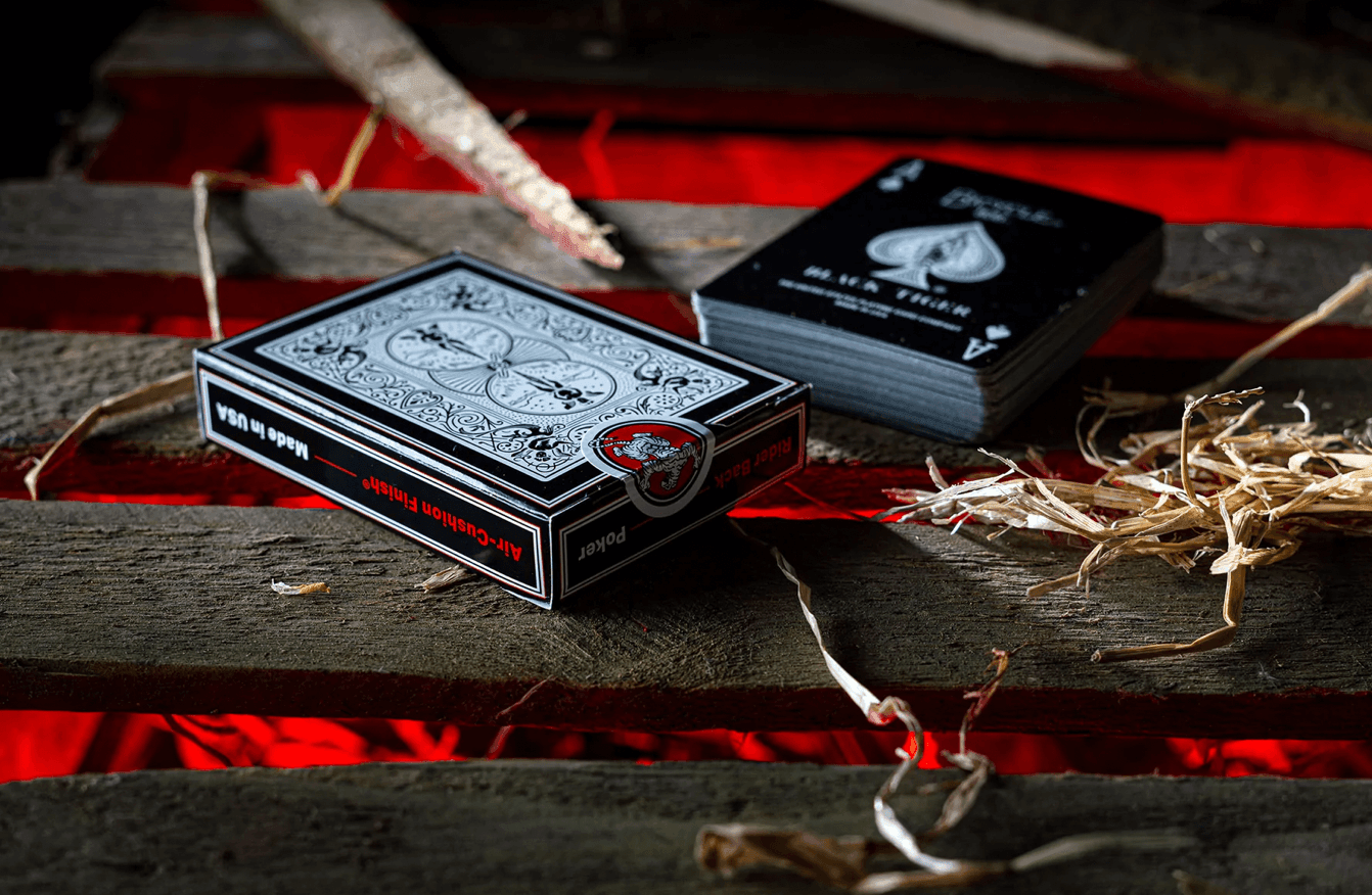 Mystery Deck - Bicycle Black Tiger Legacy Edition Playing Cards by Ellusionist