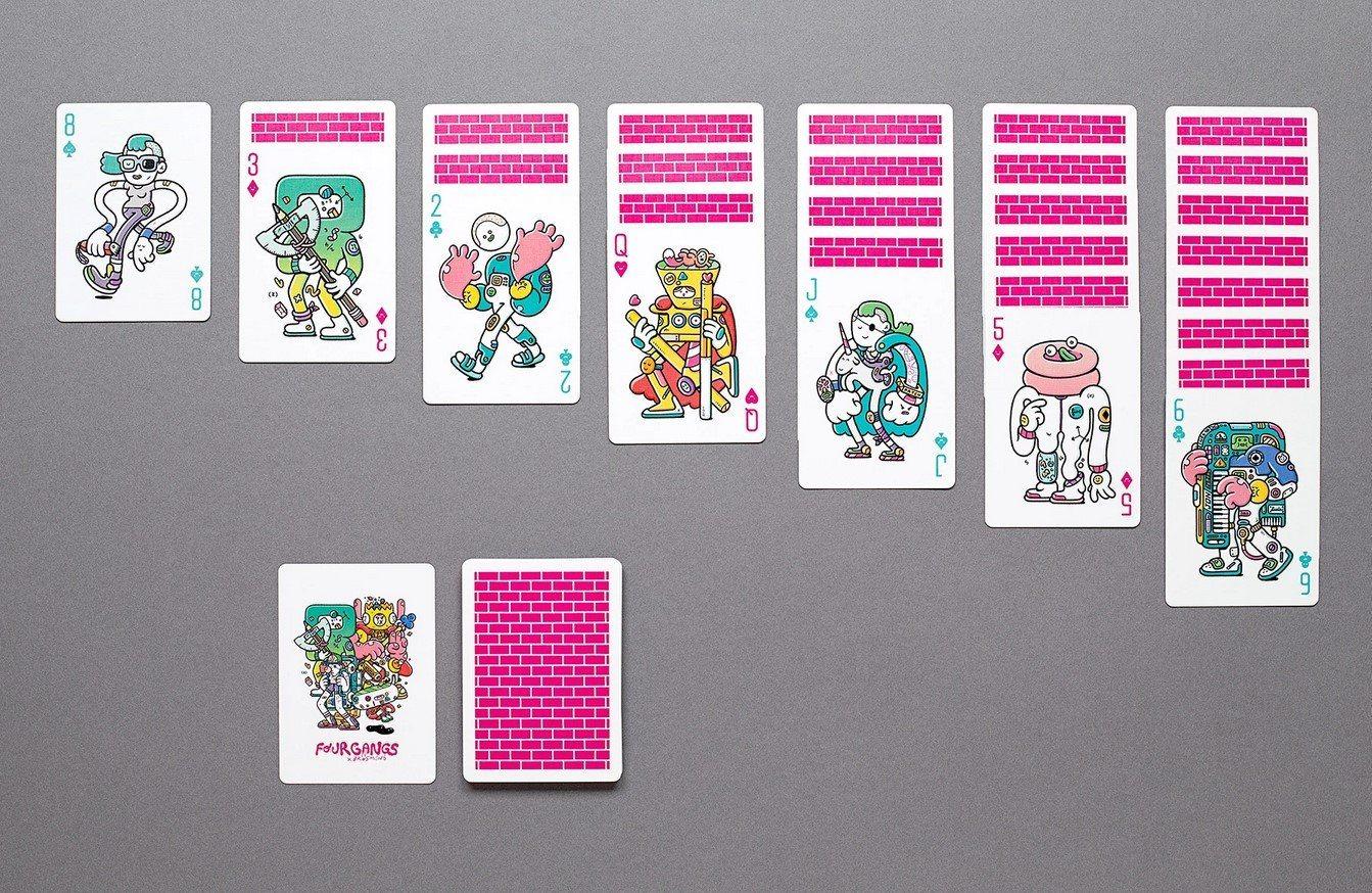 Bicycle Brosmind Playing Cards - Four Gangs Playing Cards by Bicycle Playing Cards
