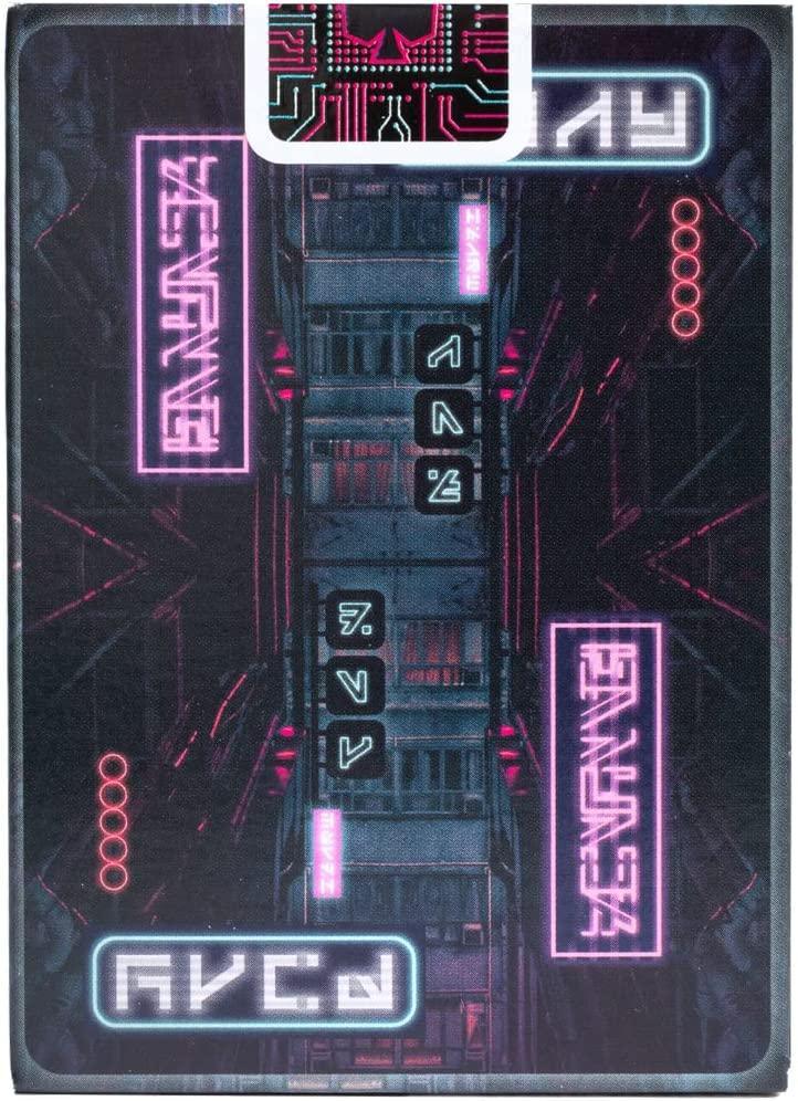 Bicycle Cyberpunk Cybercity Playing Cards by US Playing Card Co