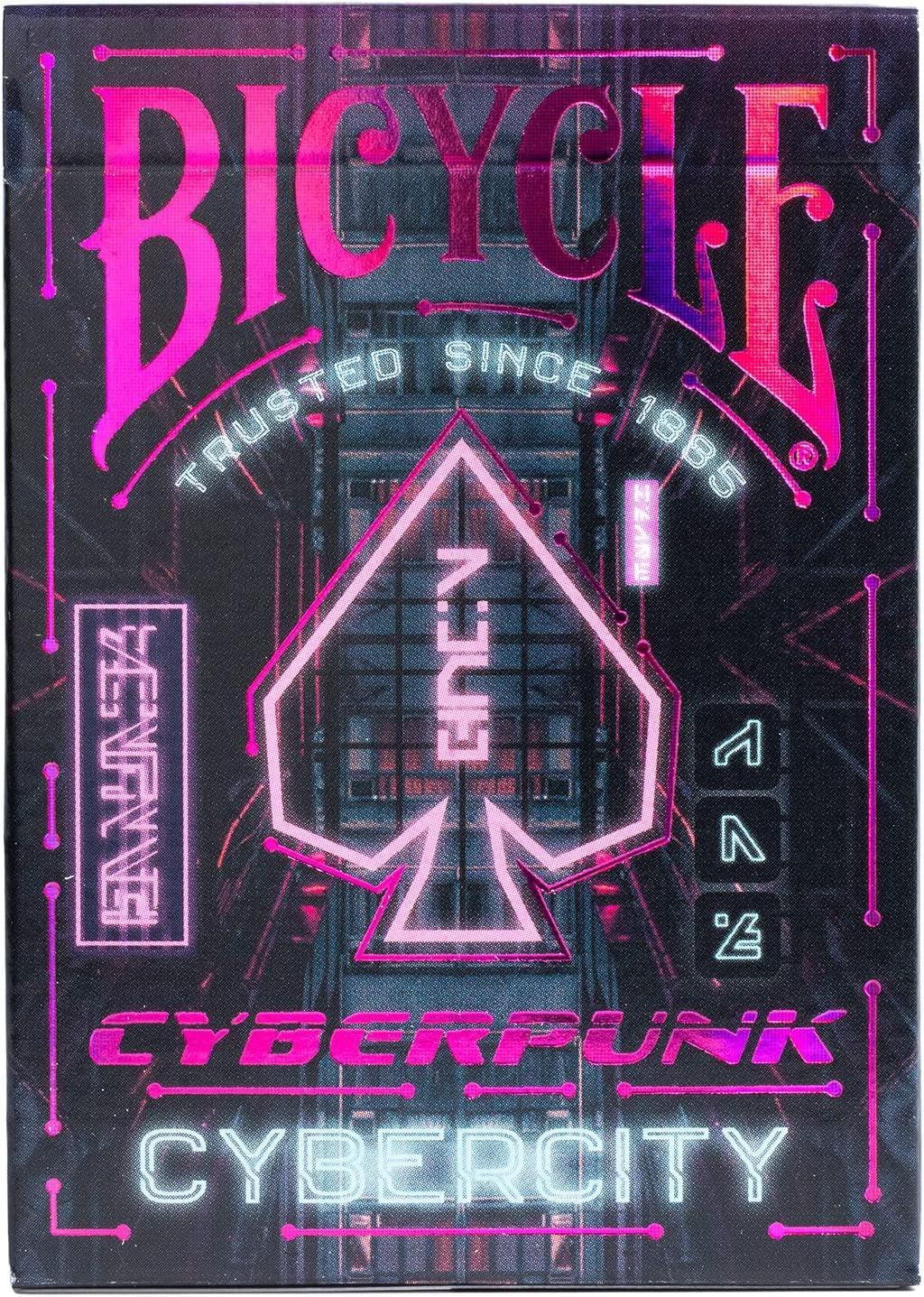 Bicycle Cyberpunk Cybercity Playing Cards by US Playing Card Co