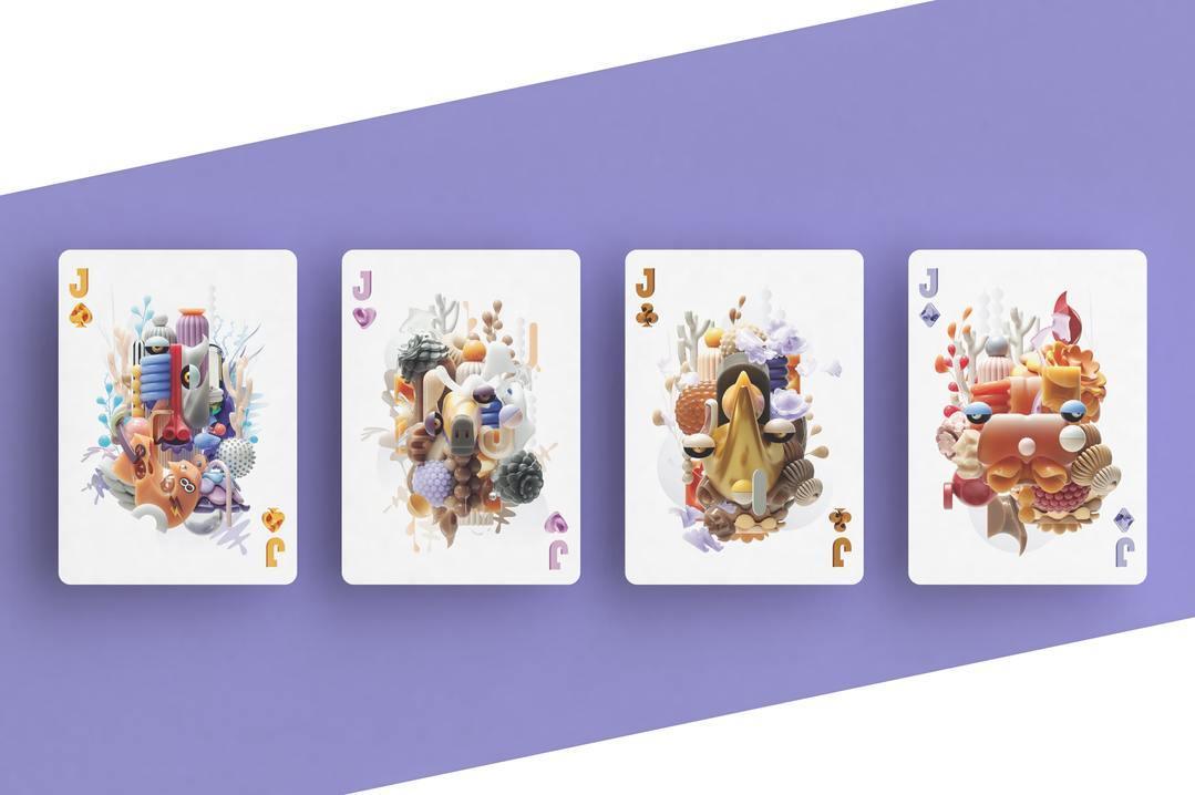 Bicycle Deep Forest Playing Cards by Riffle Shuffle Playing Card Company