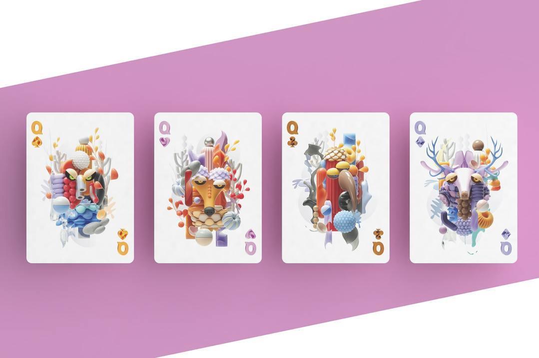 Bicycle Deep Forest Playing Cards by Riffle Shuffle Playing Card Company